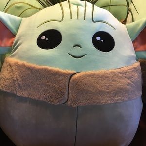 Squishmallow XL 20” Baby Yoda Star Wars Plush NEW